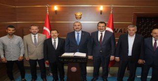 Adalet Bakanı Gülden Valiliğe Ziyaret