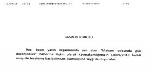 “Makam Odasında Gün” İddialarıyla İlgili Açıklama