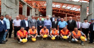 İçişleri  Bakanı Süleyman Soylu, Memleketi Trabzonda Yapımı Süren Yatırımları İnceledi