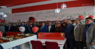 Şehit Imış Adına Yapılan Kütüphane Törenle Açıldı