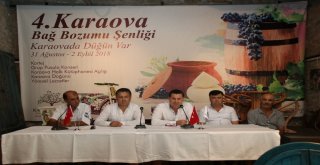 4. Karaova Bağ Bozumu Şenlikleri Başlıyor