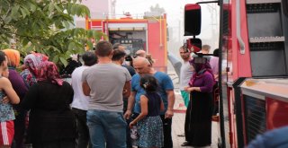 Samsunda Saman Yüklü Depo Yangını