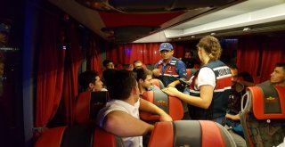 Bayram Trafiğinde Jandarmadan Köpekli, Dronelu Uygulama