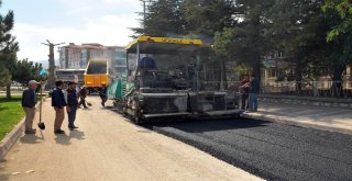 Akşehirde 24 Ağustos Bulvarında Asfaltlamada Sona Gelindi