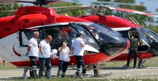 Ambulans Helikopter Hızır Gibi Yetişiyor