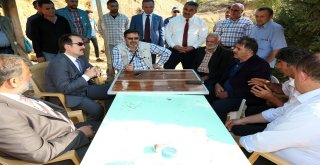 Vali Ali Hamza Pehlivan Kehribar Rezervi Bulan Heytam Haşlakı Maden Alanında Ziyaret Etti