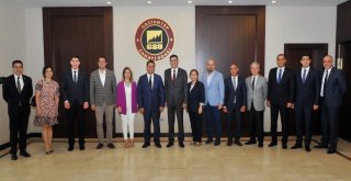 İnşaat Mühendisleri Odasından Gsoya Ziyaret