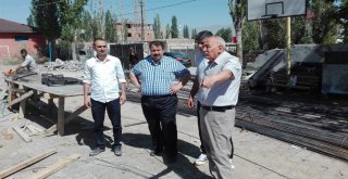 Ağrı Milli Eğitim Müdürü Turan Okul İnşaatlarını Denetledi