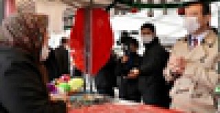 İMAMOĞLU'NDAN KADIN GİRİŞİMCİYE: 'BU İMKANLAR SİZİN. BİZ SADECE DOĞRU KULLANDIRIYORUZ'