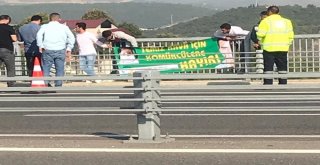Osmangazi Köprüsünde Osb Protestosu