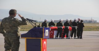 Doğubayazıtta Şehit Düşen Teğmen, Erzurumdan Törenle Uğurlandı