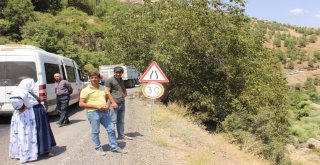 Beytüşşebapta Kaza Nedeniyle Yüzlerce Araçlık Kuyruk Oluştu