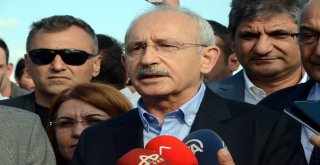 Chp Lideri Yıkılan Köprüyü Yerinde İnceledi