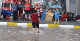 Çankırıda Sağanak Yağış Etkili Oldu