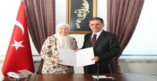 Vali Topaca, Hayırsever Ülkü Ulusoy İle Okul Protokolü İmzaladı