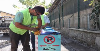 Siirtte Çöp Konteynerleri Onarılıyor
