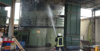 Kereste Fabrikasında Çıkan Yangın Paniğe Sebep Oldu