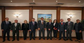 Aziz Sancar, Özbekistan Başbakan Yardımcısı Tarafından Kabul Edildi