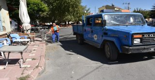 İnönüde Camiler Ve Park Bahçeler İlaçlanıyor