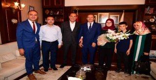 Lgs Türkiye Birincisi Abemli Azradan Başkan Sözlüye Teşekkür Ziyareti