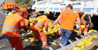 Boluda, Tem Otoyolunda Zincirleme Kaza: 2 Yaralı