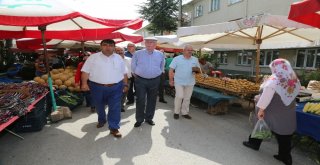 Kazım Kurt Çarşamba Pazarında Esnafı Ve Vatandaşı Dinledi