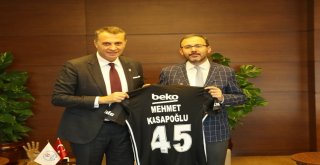 Beşiktaştan Bakan Kasapoğluna Ziyaret
