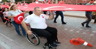 Çanakkalede 15 Temmuz Milli Birlik Yürüyüşü