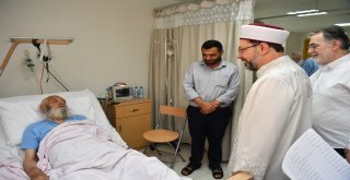 Diyanet İşleri Başkanı Erbaştan Mekkede Hasta Ziyareti