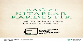 Çankaya Kitap Buluşması Başlıyor