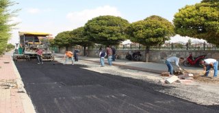 Beyşehirde Sıcak Asfalt Çalışmaları Sürüyor