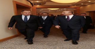 Dışişleri Bakanı Mevlüt Çavuşoğlu, Rus Mevkidaşı Sergey Lavrov İle Suriye Zirvesi Öncesi İstanbulda Bir Araya Geldi.