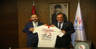 Tff Başkanı Demirörenden Bakan Kasapoğluna Hayırlı Olsun Ziyareti