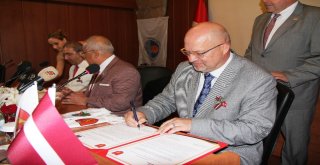 Çamlıyayla İle Valka Arasında Kardeş Şehir Protokolü İmzalandı