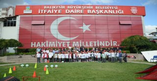 Minik İtfaiyeciler Yarıştı