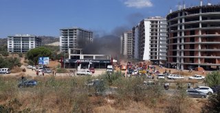 Rezidans İnşaatında Korkutan Yangın