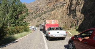 Erzurumda Sel Ulaşımı Aksattı