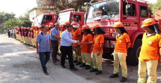 Mersinde 16 Ülkeden 29 Ormancıya Çölleşme Ve Yangın Eğitimi