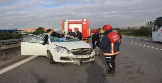 Temde Kontrolden Çıkan Tır, Karşı Şeride Geçip Otomobille Çarptı: 1 Ölü, 1 Ağır Yaralı