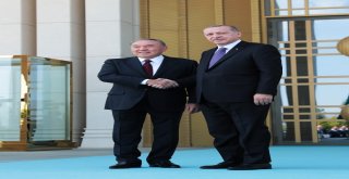 Cumhurbaşkanı Erdoğan, Kazakistan Cumhurbaşkanı Nazarbayevi Resmi Törenle Karşıladı