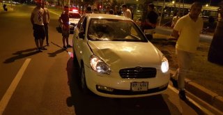 Manavgatta Otomobilin Çarptığı Yaya Yaralandı