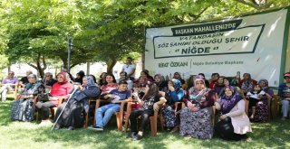 Niğde Belediyesinin Hizmet Çadırı Aşağı Kayabaşı Mahallesinde