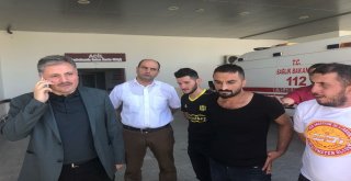 Çakır, Yaralanan Taraftarı Hastanede Ziyaret Etti