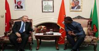 Cumhurbaşkanı Erdoğan, Zambiyalı Mevkidaşı İle Görüştü