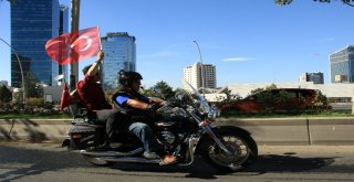 Ankarada Harleyli Gazi Sürüşü