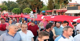 Çanakkalede 15 Temmuz Milli Birlik Yürüyüşü