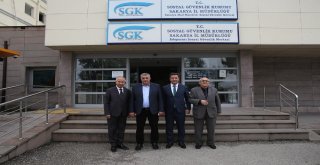 Başkan Toçoğludan İşkur Ve Sgk İl Müdürlüğüne Ziyaret