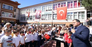 Başkan Taşdelenden Yenilenen Okullara Ziyaret