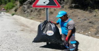 Karayollarında Temizlik Çalışması Yapıldı