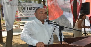 Çiğlide Uğur Mumcu Semt Merkezinin Temeli Atıldı